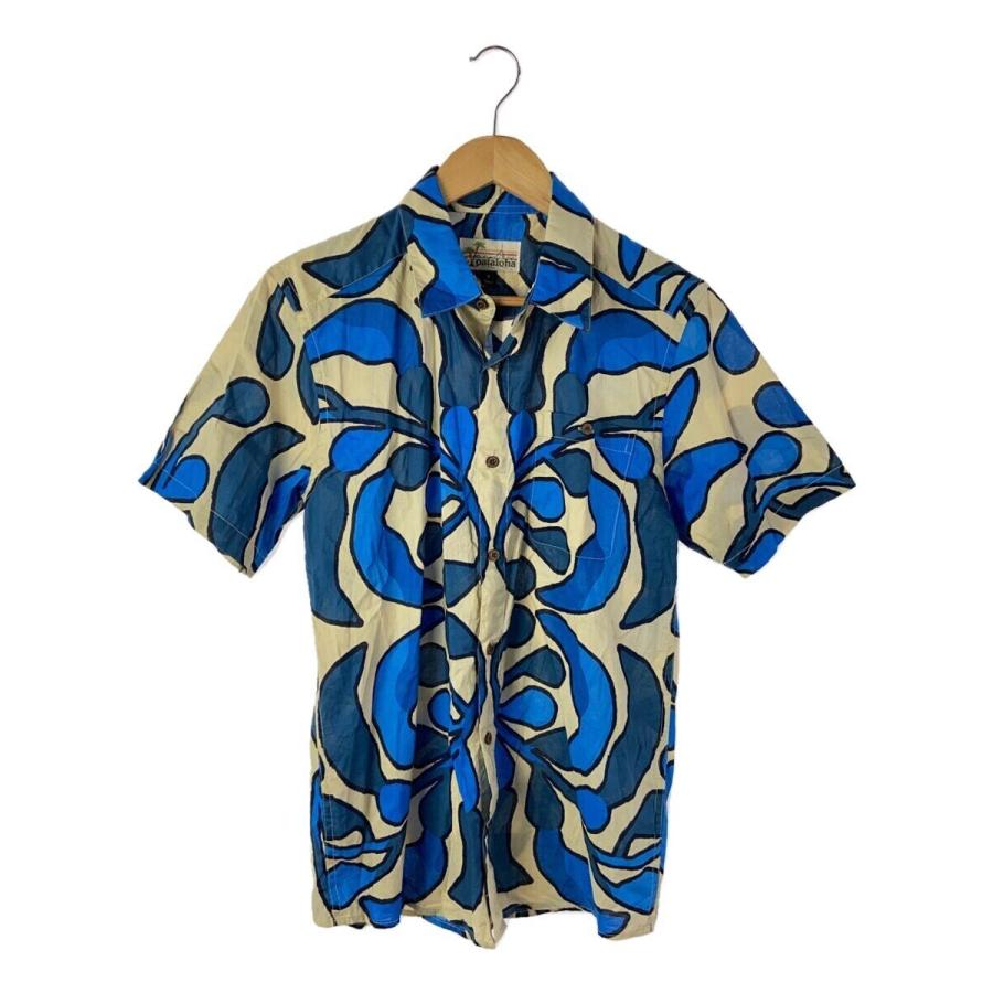 pataloha◇アロハシャツ/S/コットン/BLU/総柄/52561/パタゴニア/花