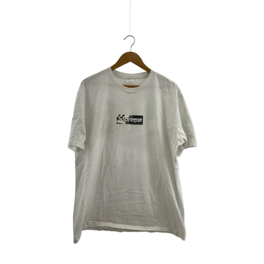 Supreme◇Tシャツ/XL/コットン/WHT/カモフラ : セカンドストリート