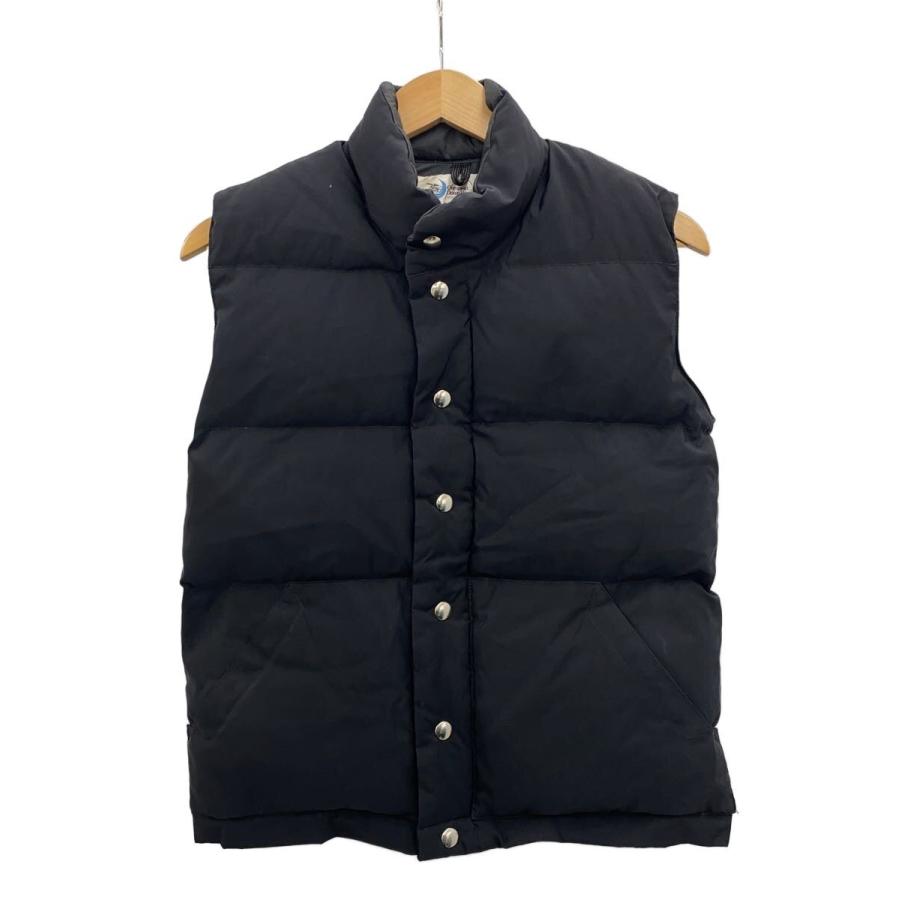 未使用✨クレセントダウンワークス✨ダウンベスト✨xs CRESCENT DOWN WORKS◇ダウンベスト/XS/コットン/BLK : セカンド