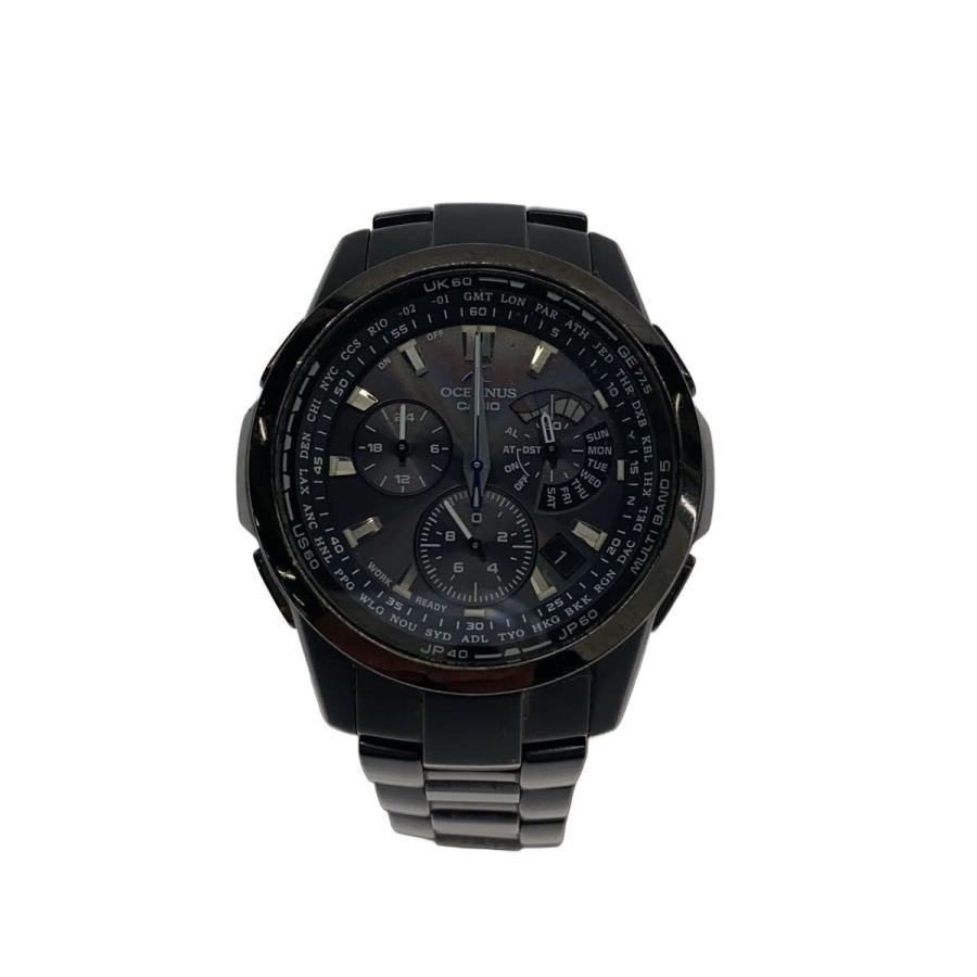 CASIO OCEANUS 腕時計　OCW-M700 CASIO◇クォーツ腕時計/アナログ/ステンレス/SLV/BLK/OCW-M700/OCEANUS