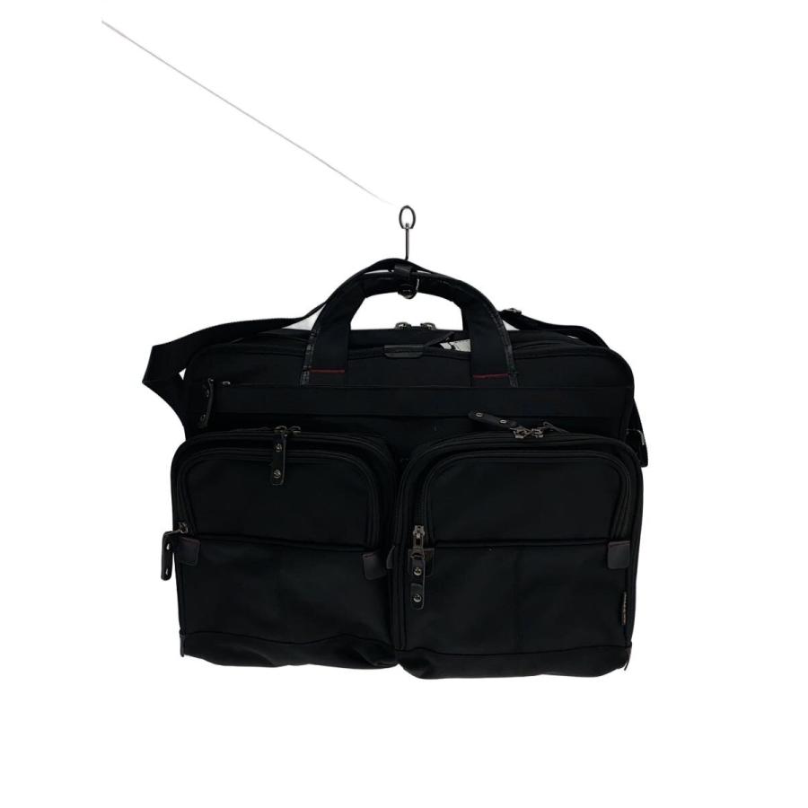 ALPHA INDUSTRIES 3WAY 大容量2層式 ビジネスバッグ　未使用 ALPHA INDUSTRIES◇バッグ/--/BLK/無地/3WAY/ビジネスバッグ