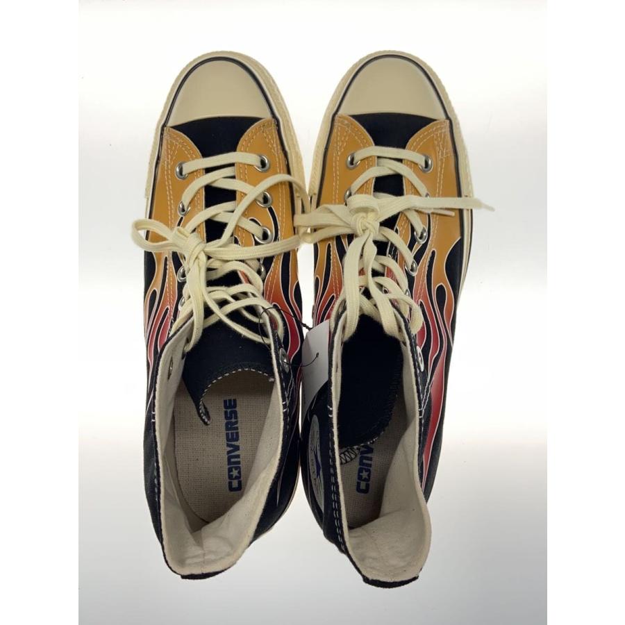 CONVERSE◇ハイカットスニーカー/27.5cm/黒/ブラック/ファイヤー