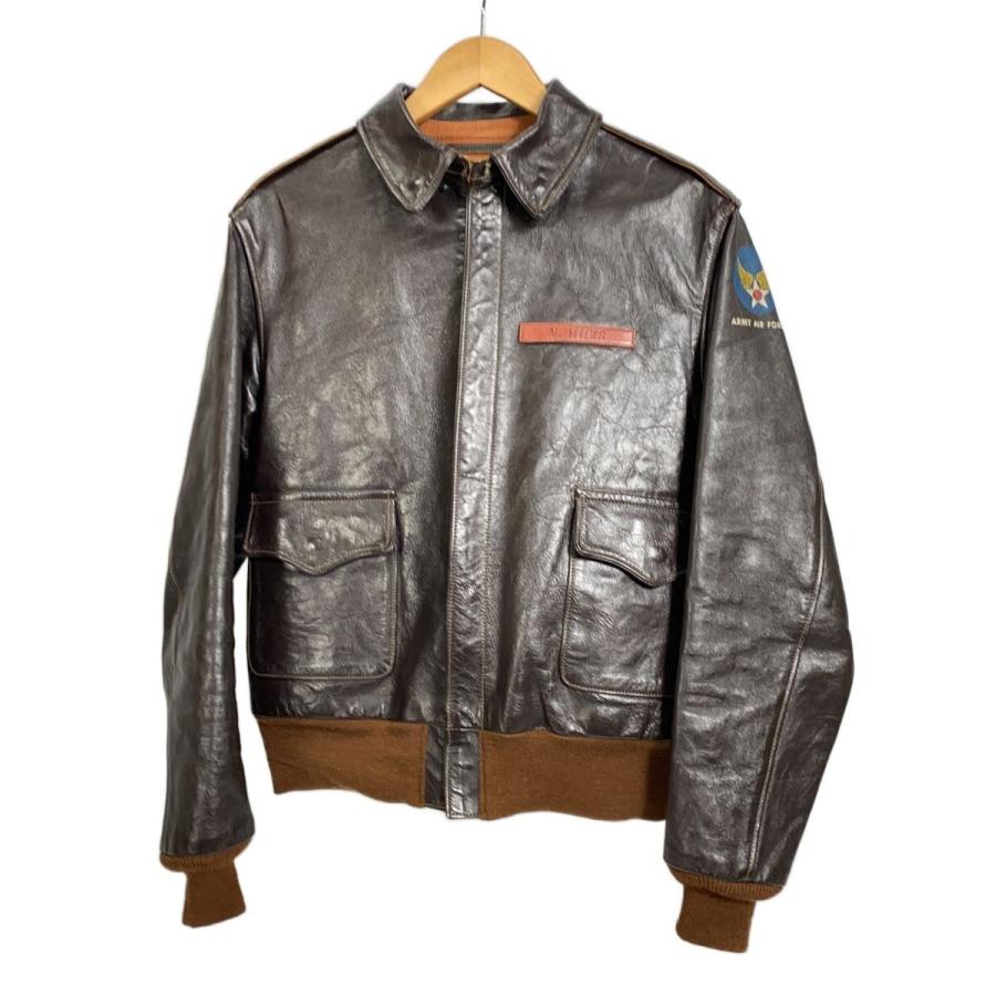 TOYs McCOY◇A-2/V.HILTSモデル/大脱走/フライトジャケット/40/レザー