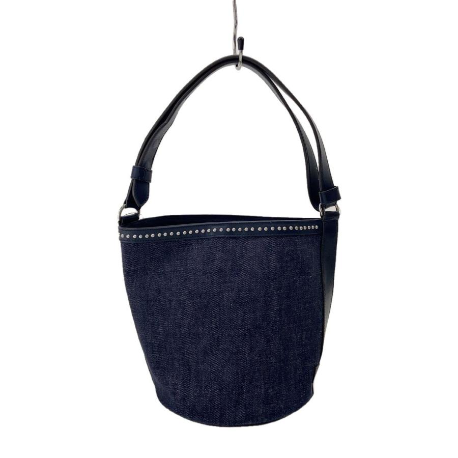 J&M DAVIDSON◇MINI JOY WITH STUDS/デニム×レザー/ショルダーバッグ