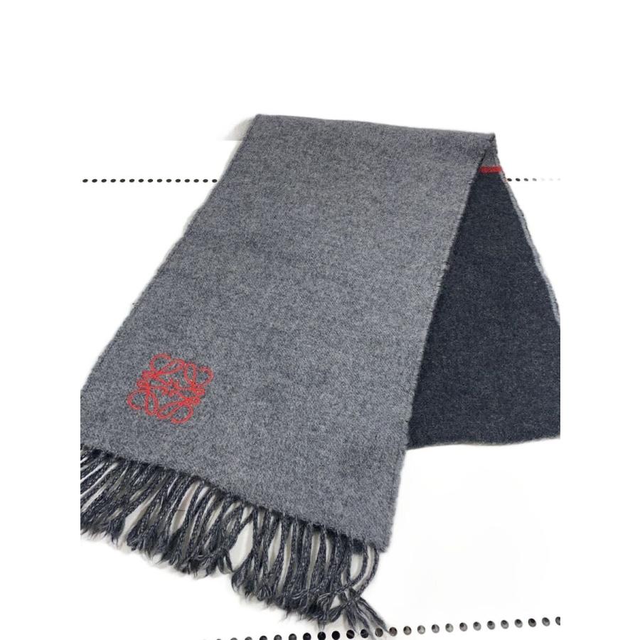 LOEWE◇マフラー/--/GRY/無地/レディース : セカンドストリートYahoo