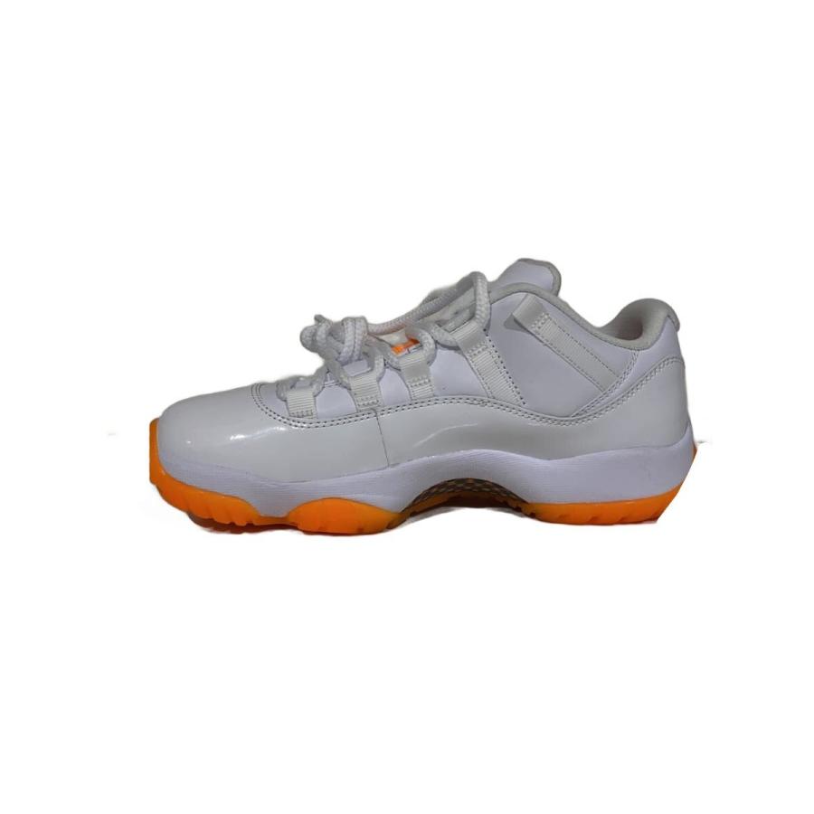 NIKE◇AIR JORDAN 11 LOW_エア ジョーダン ロー/24.5cm/WHT/エナメル