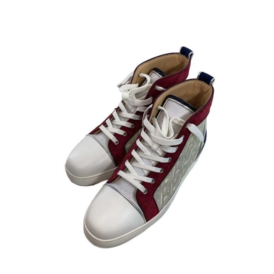 Christian Louboutin◇ハイカットスニーカー/42.5/WHT : セカンド