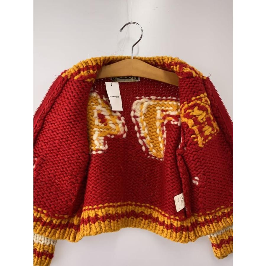 HYSTERIC GLAMOUR◇カウチンニット・セーター/100cm/RED// : セカンド