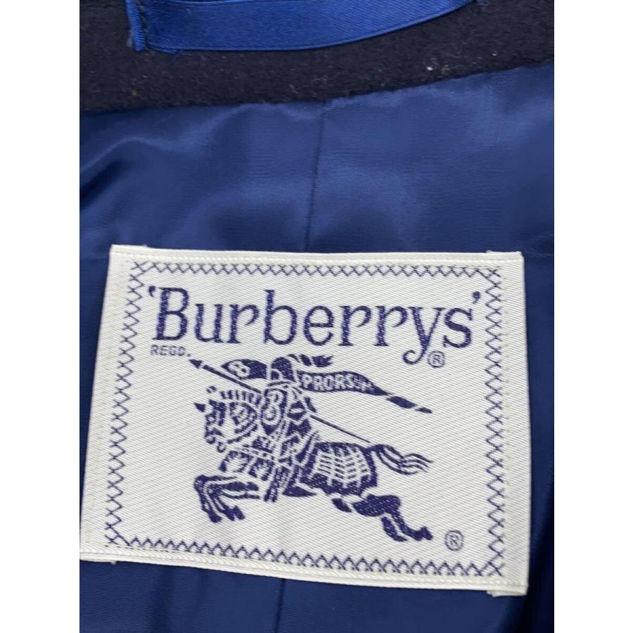 BURBERRYS◇90S/WOOL&CASHMERE/チェスターコート/7/ウール/ネイビー
