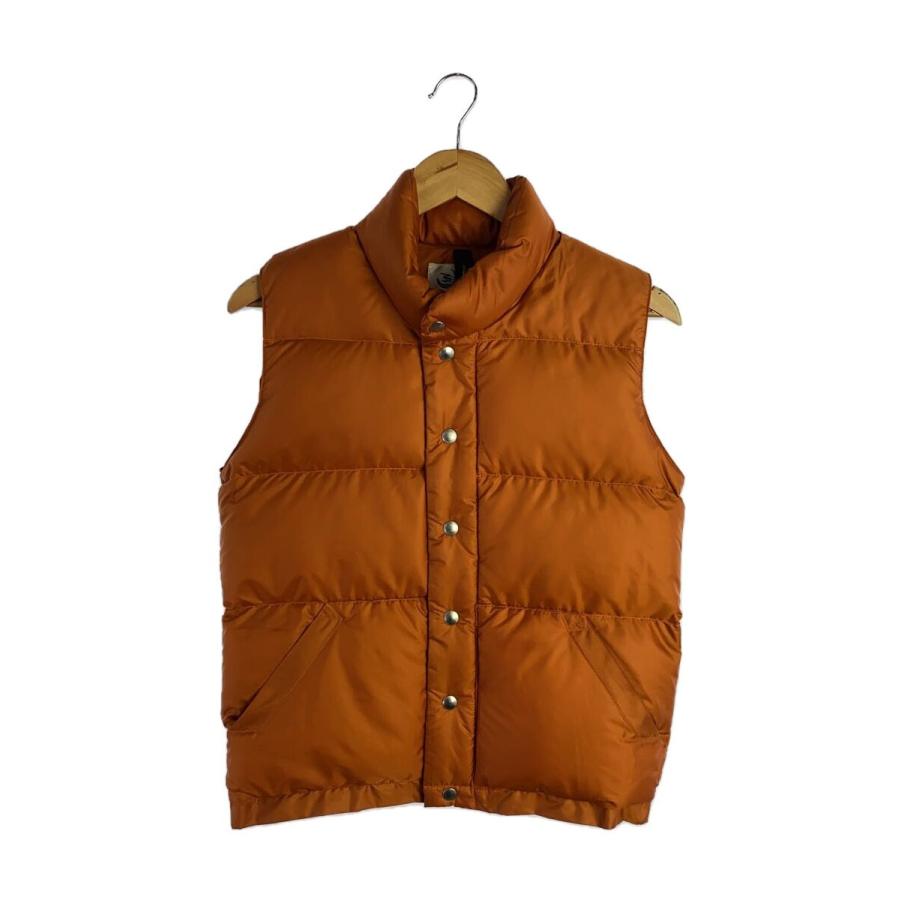 CRESCENT DOWN WORKS◇USA製/ダウンベスト/XS/ナイロン/ORN CRESCENT DOWN WORKS◇USA製/ダウンベスト/XS/ナイロン/ORN