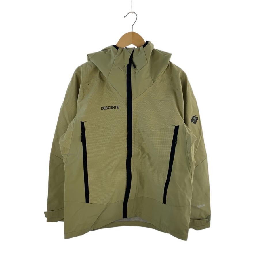 DESCENTE◇S.I.O SCHEMATECH 3L-SHELL JACKET/L/ポリエステル/BEG