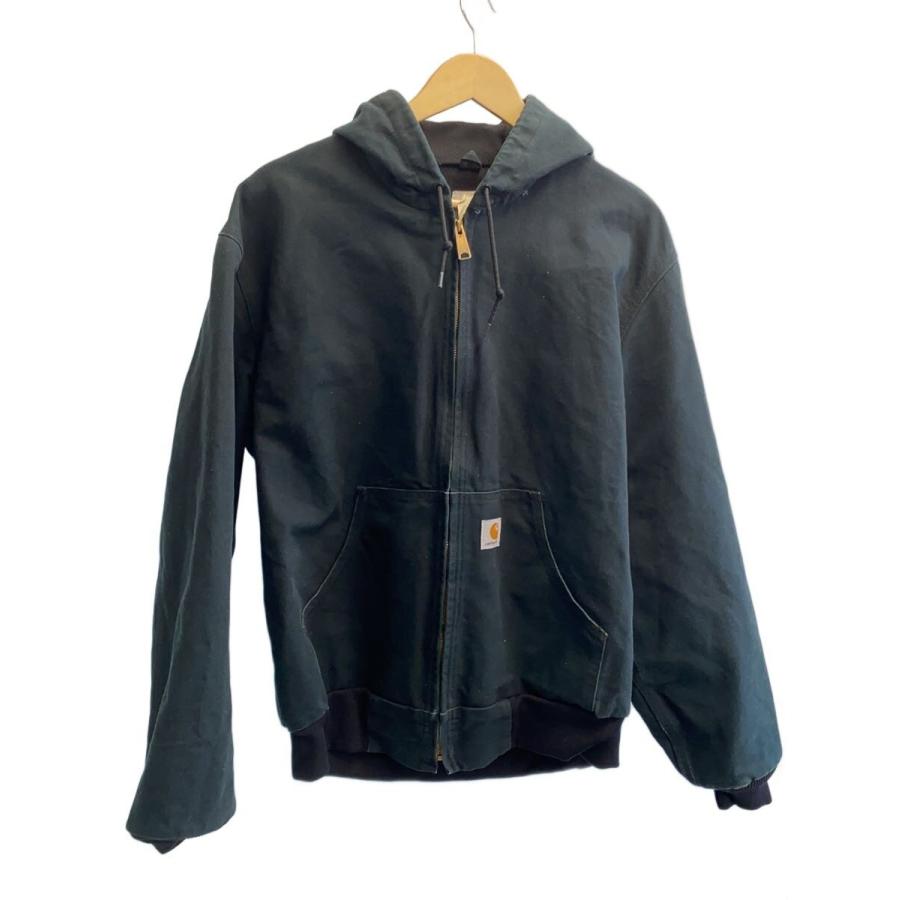 Carhartt◇00s/USA製/ACTIVE JACKET/ジャケット/M/コットン/BLK/J131