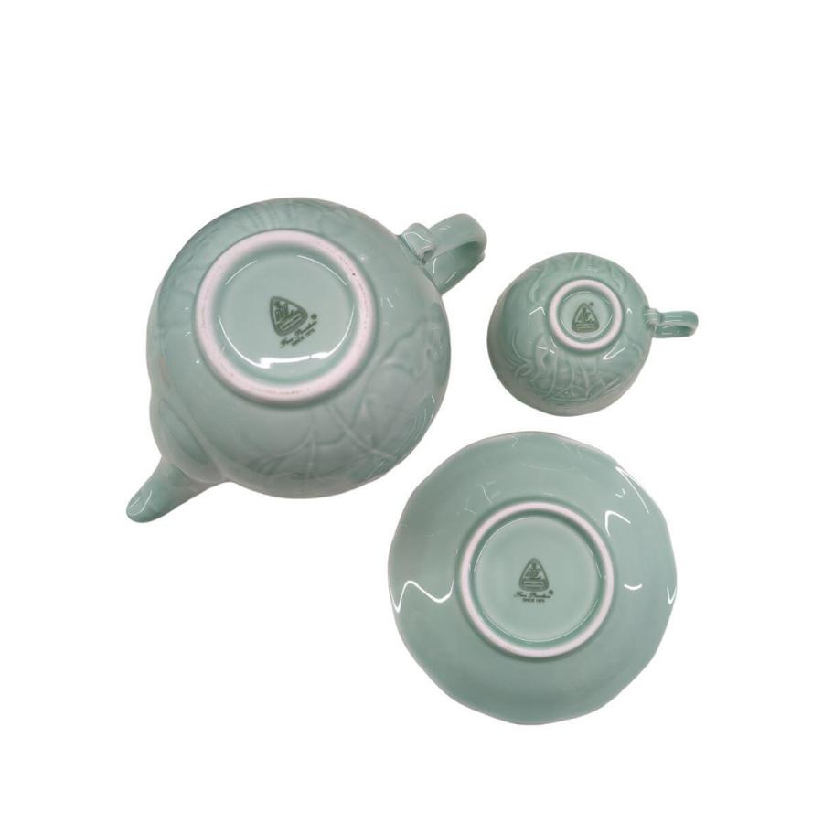 MING LONG/ミンロン/青磁/ベトナム食器/ティーセット/カップ MING LONG/ミンロン/青磁/ベトナム食器/ティーセット/カップ