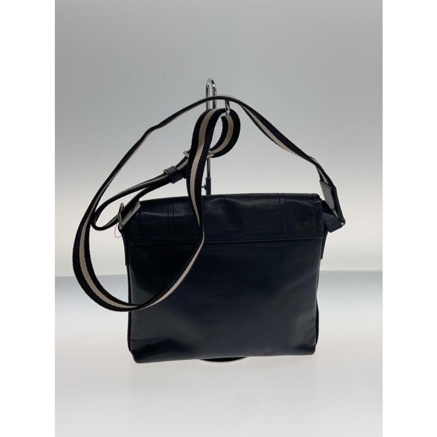 BALLY 黒 レザー ショルダーバッグ 人気定番，お買い得 BALLY◇ショルダーバッグ/レザー/NVY/無地