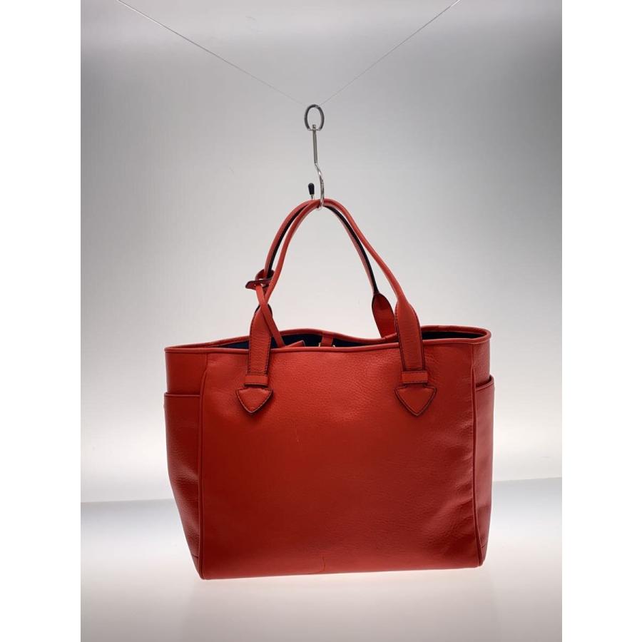 LOEWE◇ヘリテージ/トートバッグ/トートバッグ/レザー/レッド
