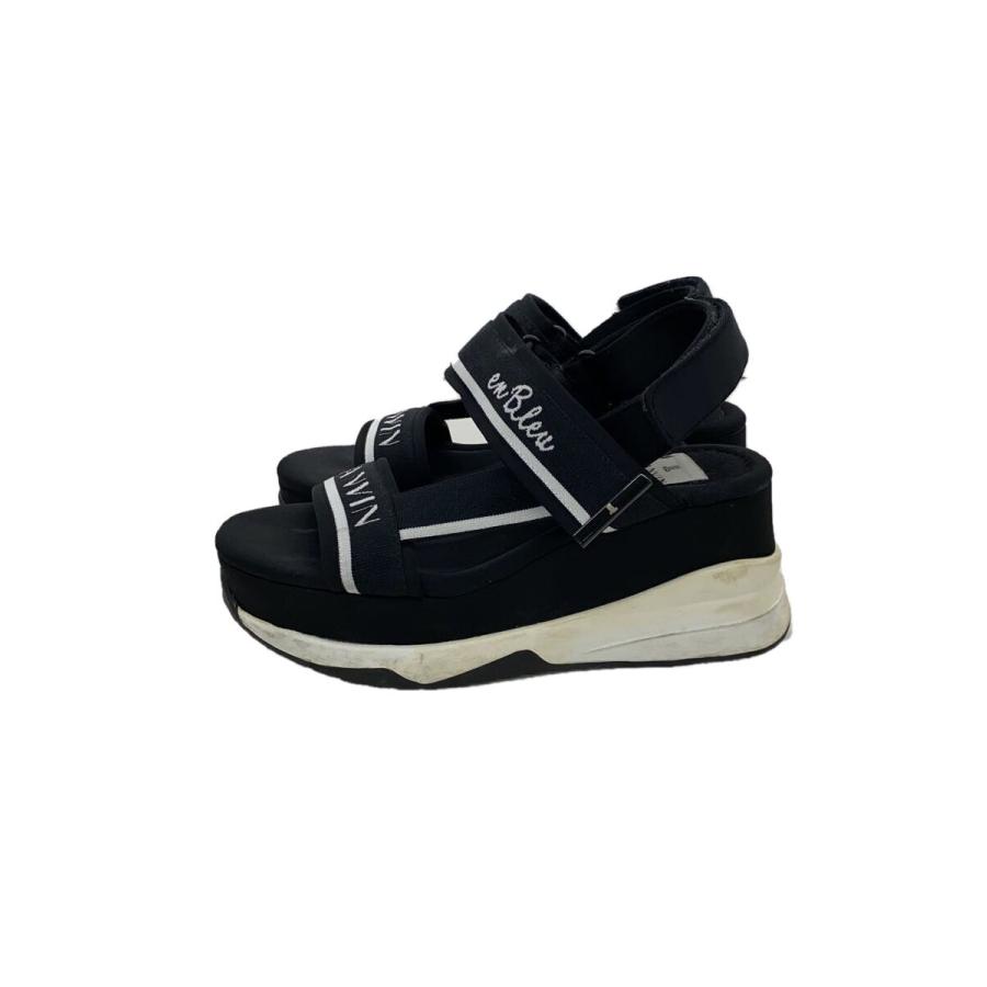 【超美品】LANVIN en Bleu スポーツサンダル 厚底 23.5 黒 LANVIN en Bleu◇サンダル/--/BLK : セカンドストリートYahoo!店