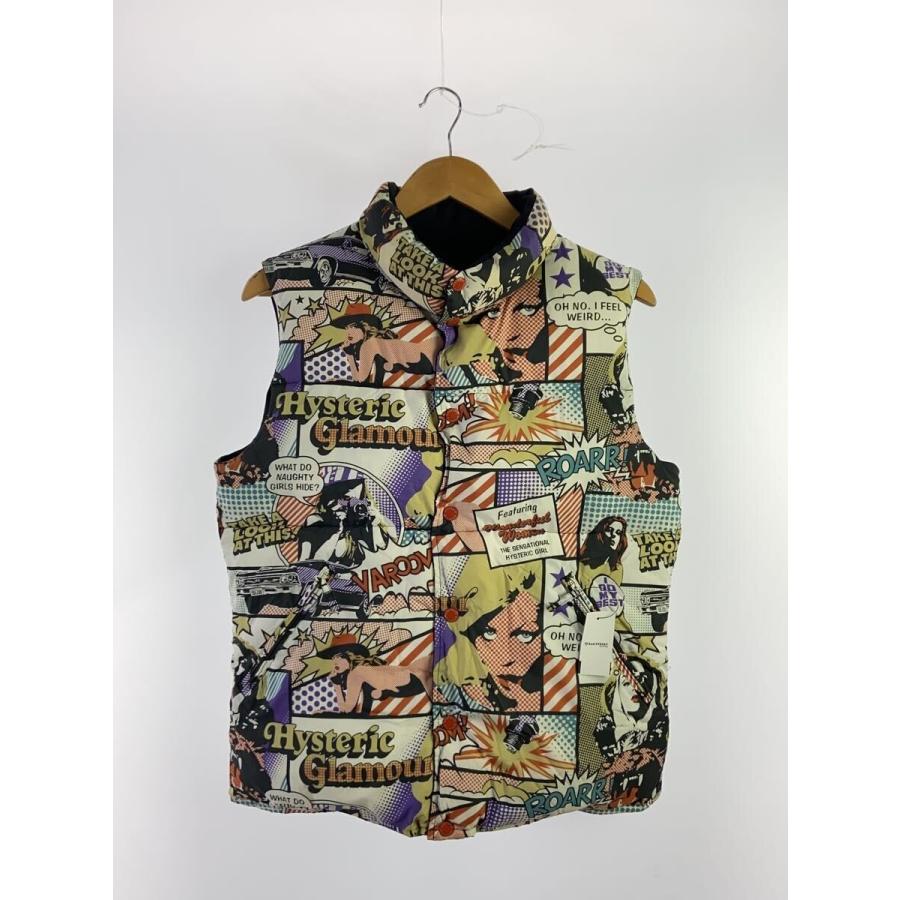 HYSTERIC GLAMOUR◇ダウンベスト/L/ナイロン/マルチカラー/14AW/プリマ