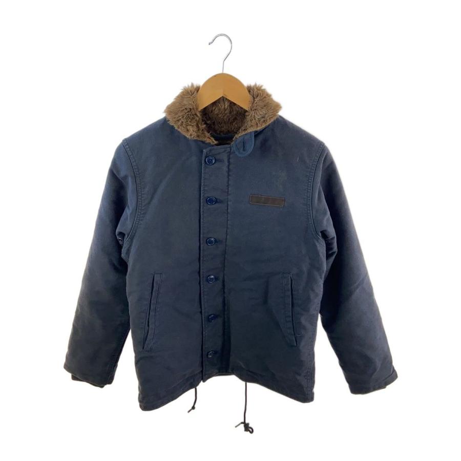 KNACKERED◇ミリタリージャケット/38/コットン/NVY/N-1デッキ