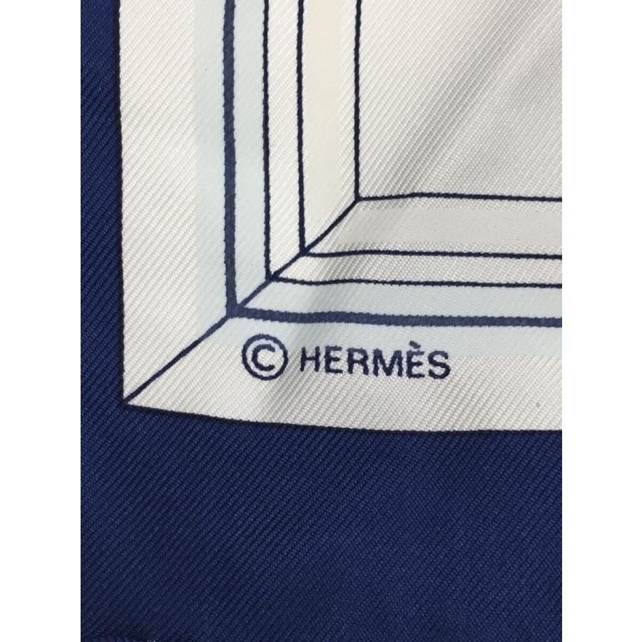 HERMES◇カレ90/Quai aux Fleurs/花咲く海岸通り/スカーフ/シルク/ホワイ/総柄/レディース :2343420859994:セカンドストリート!店 通販 HERMES◆スカーフ シルク BLU WHT 総柄 レディース