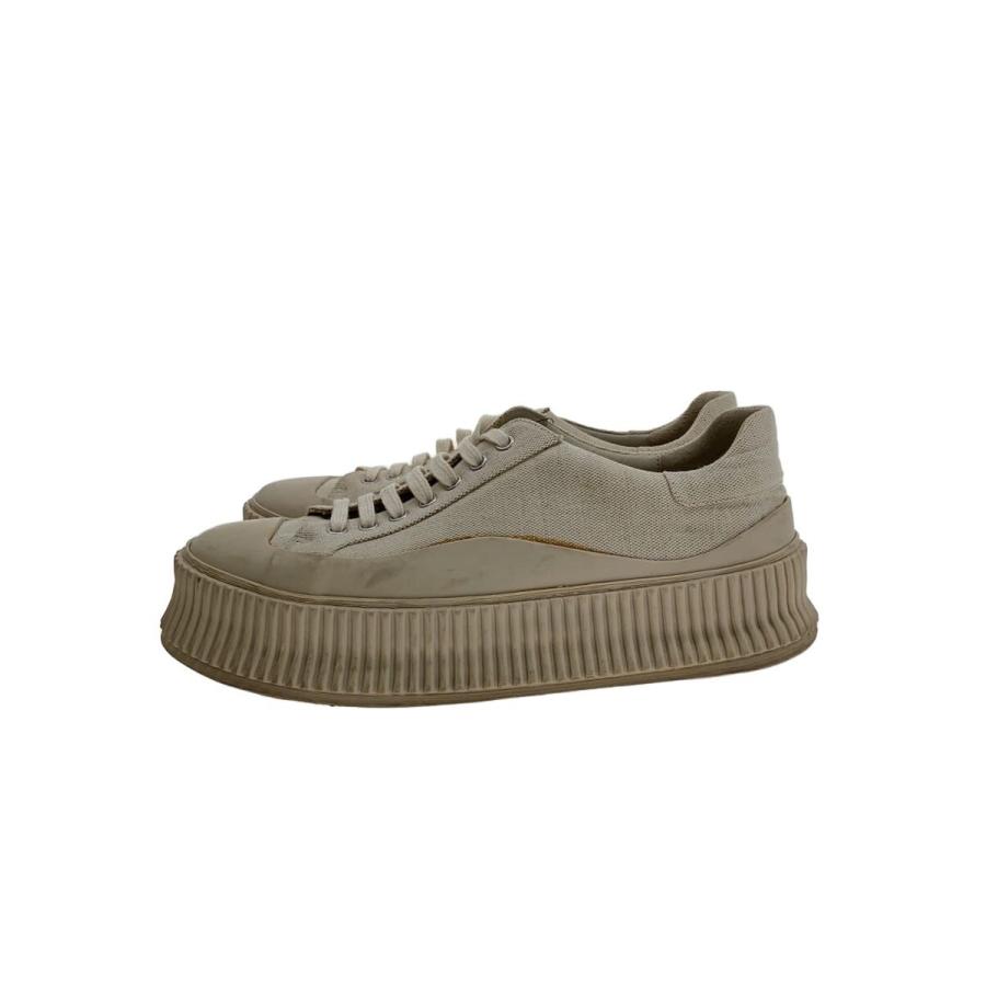 JIL SANDER◇プラットフォーム/ローカットスニーカー/40.5/CRM
