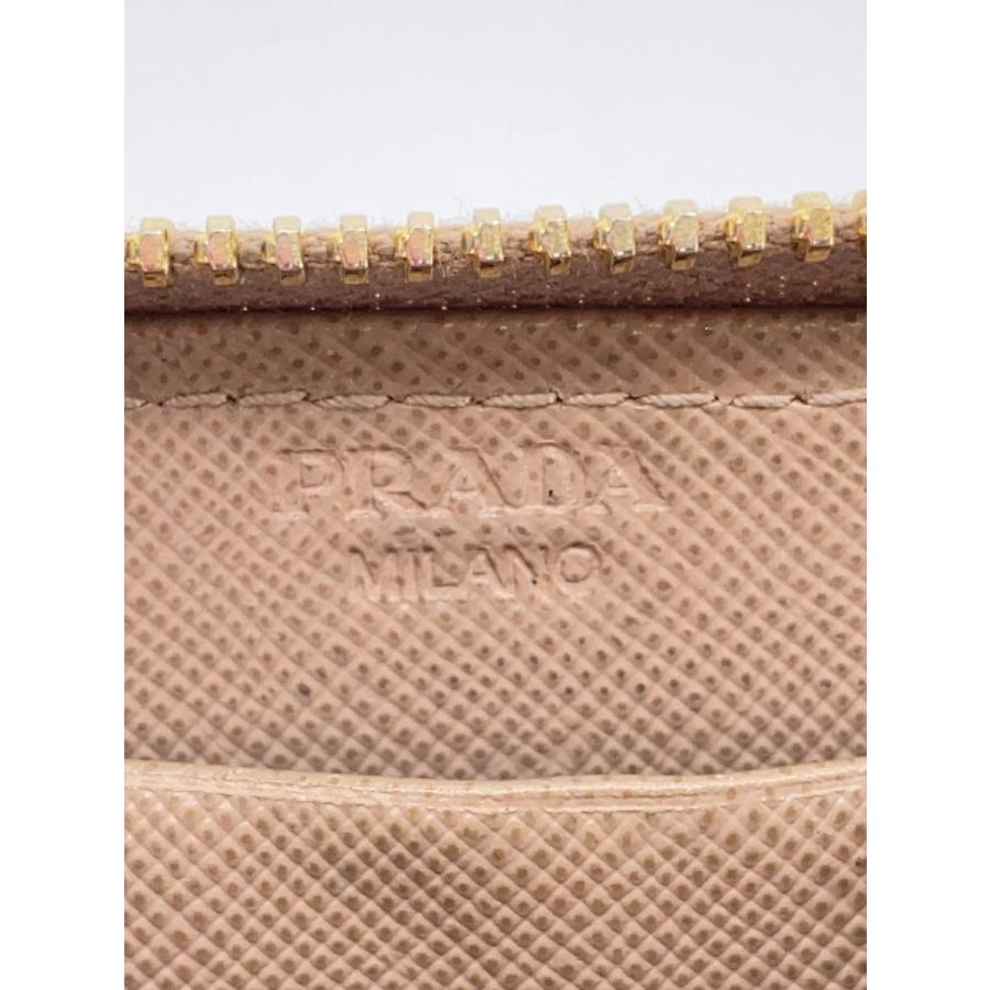 PRADA◇コインケース/牛革/PNK/レディース/ピンクベージュ : セカンド