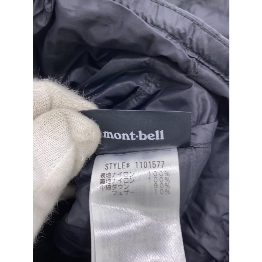 mont-bell◇スペリオダウンVネックベスト/XL/ナイロン/BLK/無地
