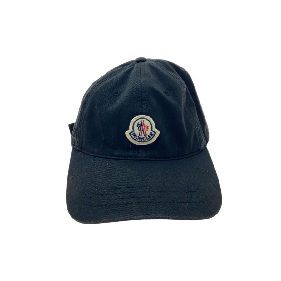 MONCLER◇BERRETTO BASEBALL/キャップ/--/コットン/BLK/メンズ