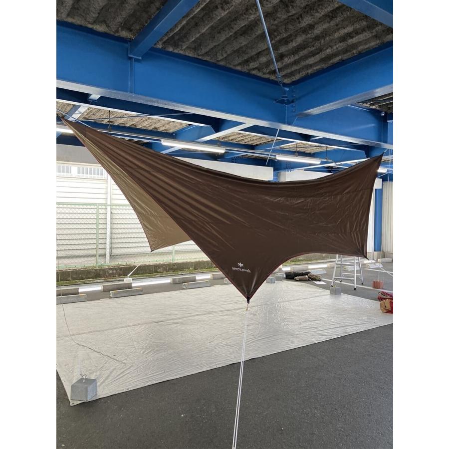 HDタープ“シールド”・ヘキサ（L）TP-862H ※ポールなし 【公式通販】