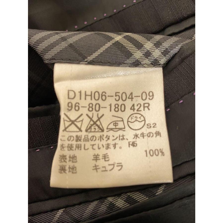 BURBERRY BLACK LABEL◆テーラードジャケット/42R/ウール/ブラック/d1h06-504-09｜ssol-shopping｜05