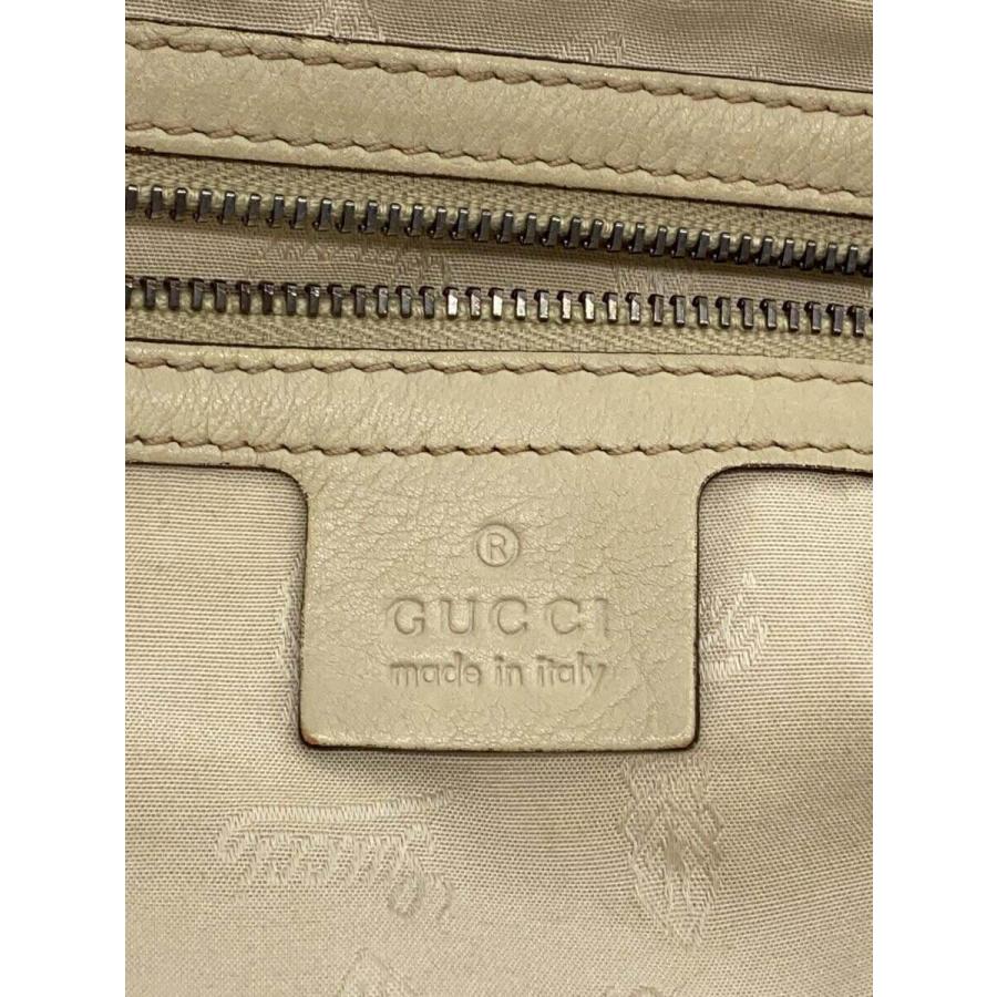 GUCCI◆トートバッグ/レザー/クリーム/総柄/229852/493075/ホースビット/GG｜ssol-shopping｜05