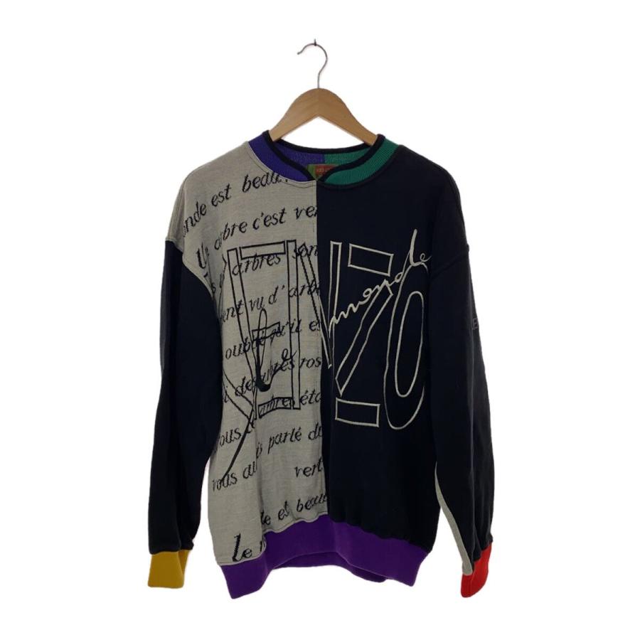 KENZO◇ニット・セーター(厚手)/4/ウール/マルチカラー/総柄/D-TK 2000