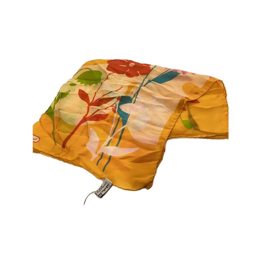 Salvatore Ferragamo 花柄シルクスカーフ Salvatore Ferragamo◇スカーフ/シルク/ORN/花柄/レディース