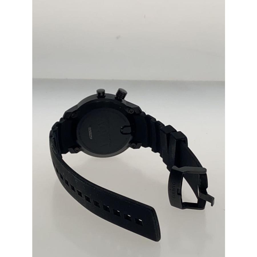 SUUNTO◇クォーツ腕時計/デジタル/ラバー/BLK/BLK/ELEMENTUM AQUA