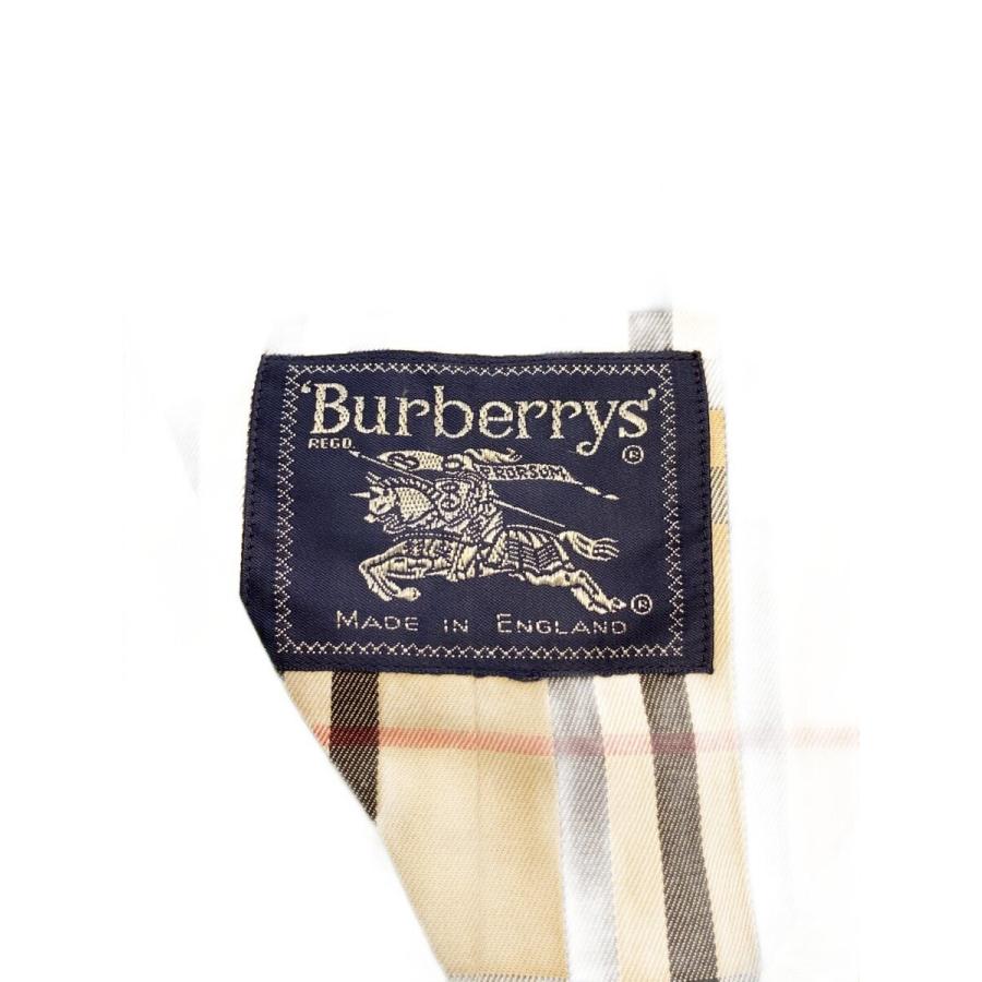 BURBERRYS◇〜80s/トレンチコート/1枚袖/玉虫/擦れ、色褪せ有/コットン