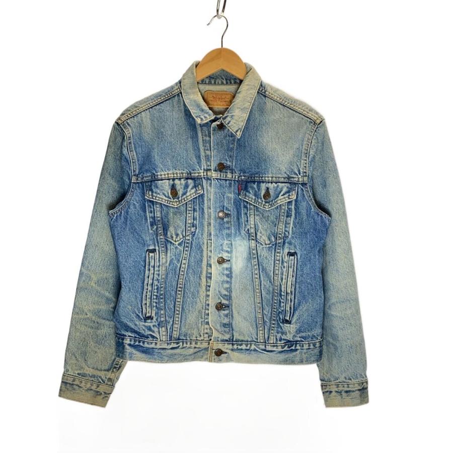Levi's◇Gジャン/デニムジャケット/42/コットン/IDG/70506-0214/破れ