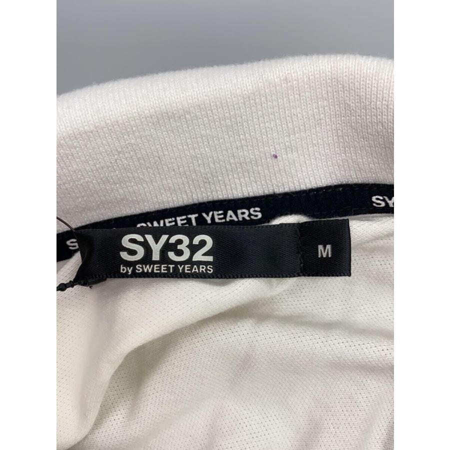 SY32 by SWEET YEARS◆ポロシャツ/M/コットン/WHT/10013｜ssol-shopping｜03
