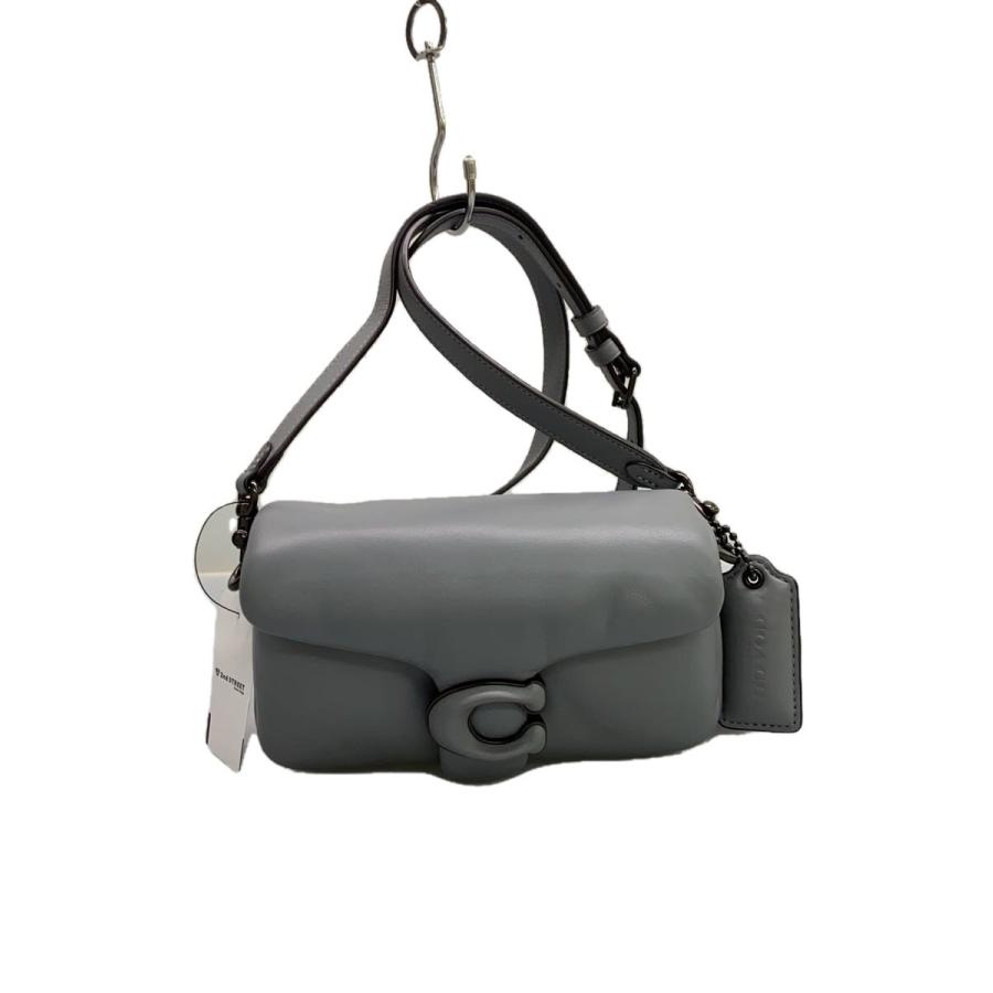 COACH◇ピロータビーショルダーバッグ18/ショルダーバッグ/--/GRY 