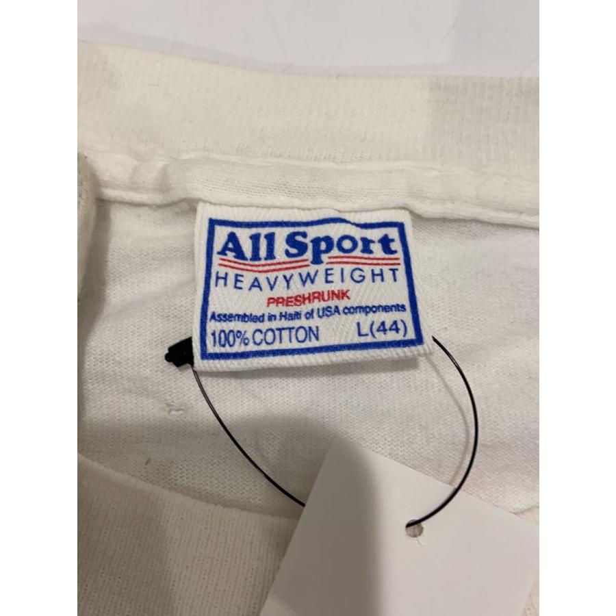 All Sport / Tシャツ/L/コットン/WHT/REVOLVER/98R/プリントタグ/BEATLES/90s// All Sport◇Tシャツ/L/コットン/WHT/REVOLVER/98R/プリントタグ