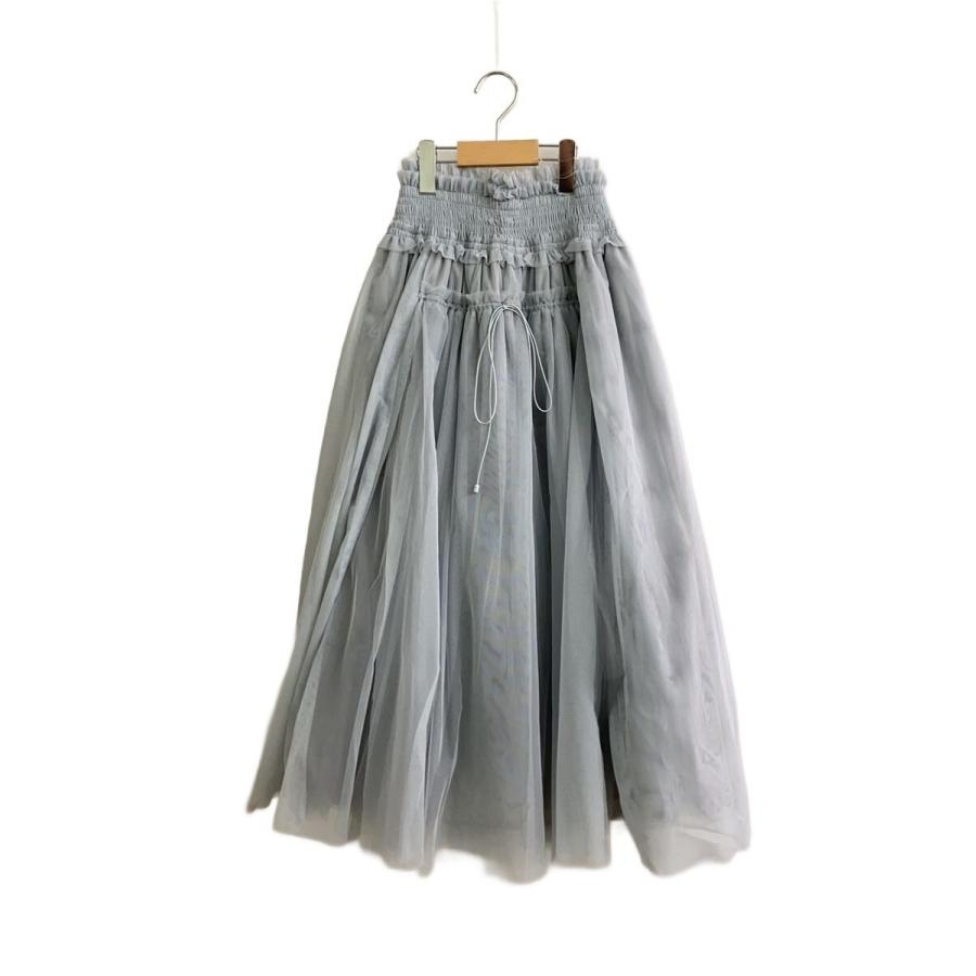 snidel 【Chacott】Sustainableチュールスカート SNIDEL◇×Chacott/25SS/Sustainableチュールスカート/ロングスカート/0