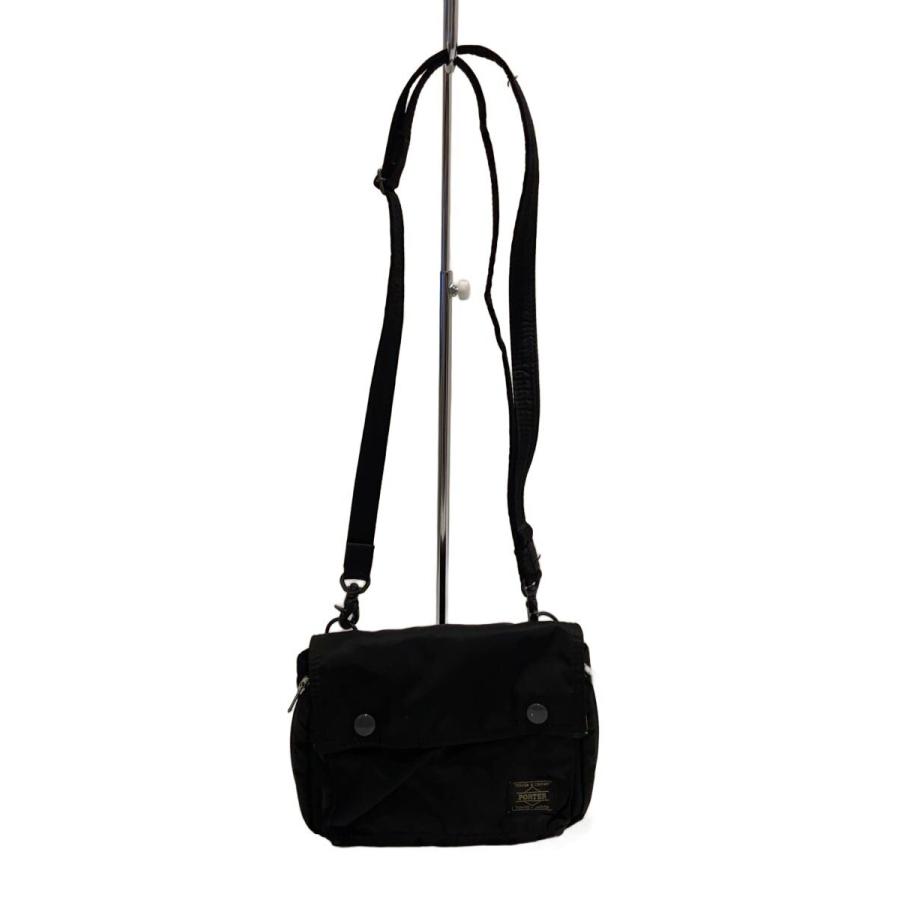 PORTER◇3way/タンカー/ショルダーバッグ/ナイロン/BLK/無地