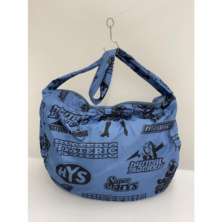 ヒステリックグラマー ショルダーバッグ ナイロン ブルー系 HYSTERIC GLAMOUR◇HYSTERIC BOX ショルダーバッグ/ナイロン/BLU/総柄