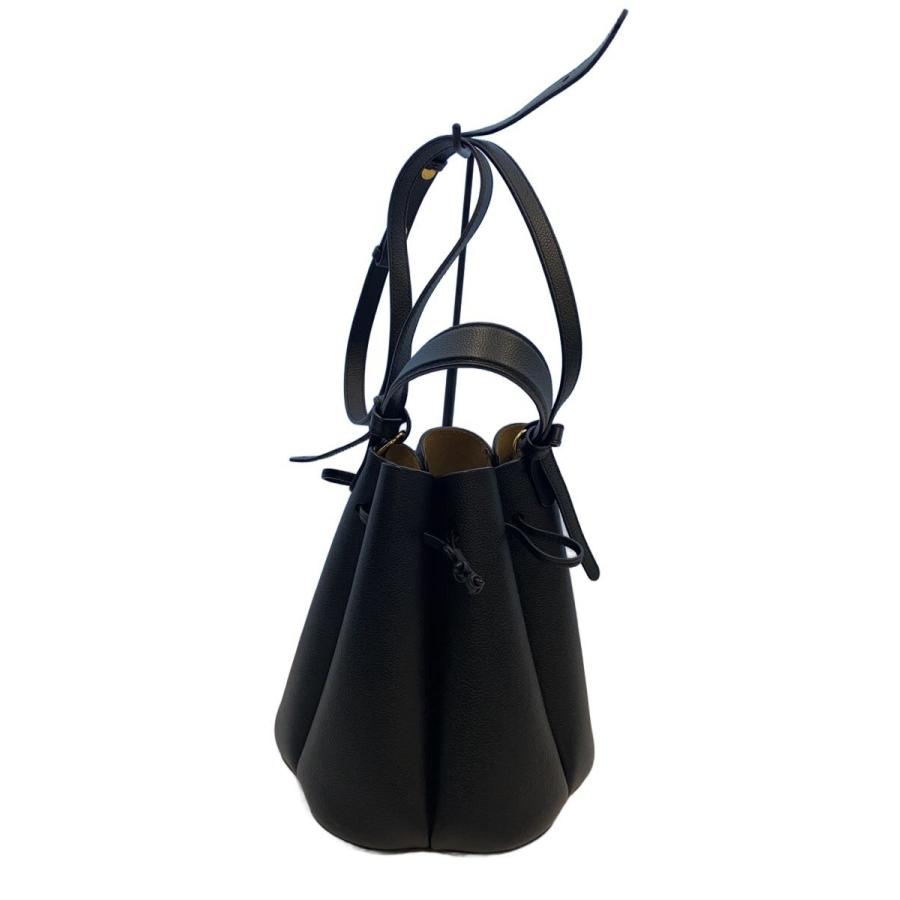 POLENE ブラック ショルダーバッグ POLENE◇ショルダーバッグ/レザー/BLK : セカンドストリートYahoo!店