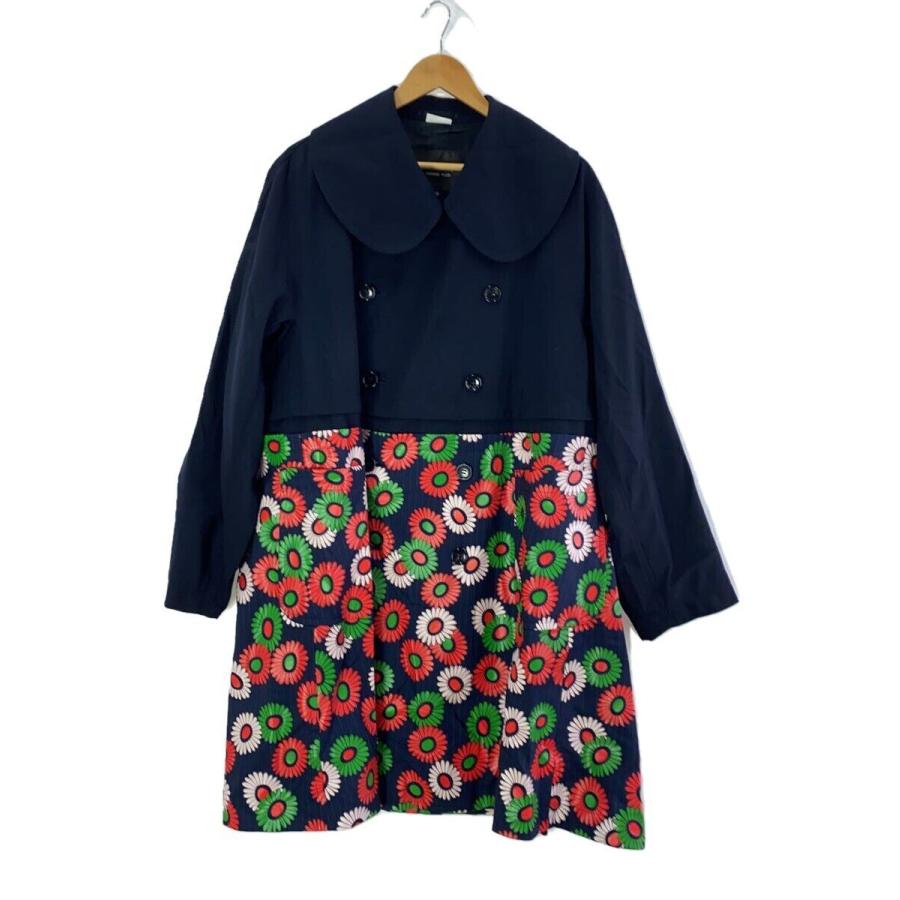 COMME des GARCONS HOMME PLUS◇22SS/AD2021/切替/フラワー/コート/XS 