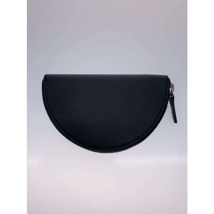 小物 Maison Margiela MICRO HALFMOON POUCH Maison Margiela◇MICRO HALFMOON POUCH/シワ有/コインケース/レザー