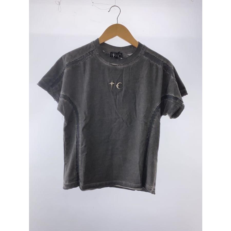 Thug Club◇25SS/Battle Turtle Mesh Tee/Tシャツ/1/コットン/GRY