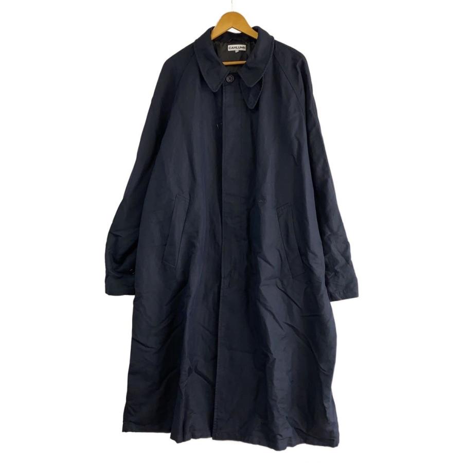 CAHLUMN◇26ss/Cotton Linen Balmacaan/コート/XXL/リネン/NVY