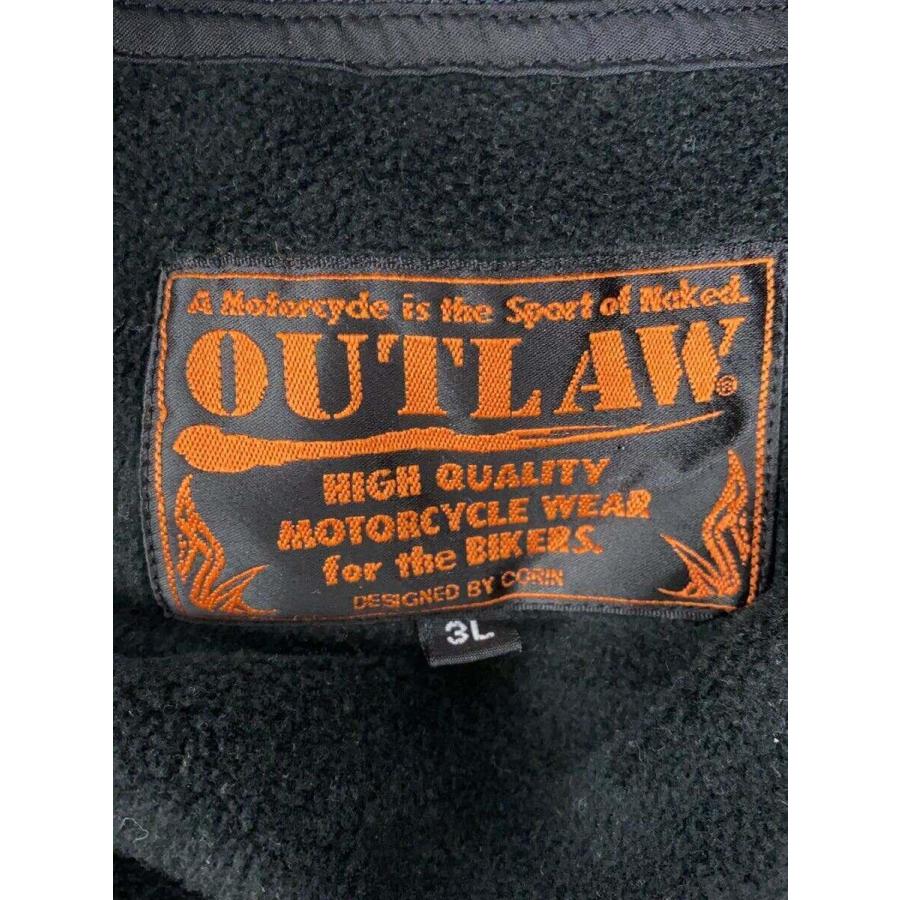 OUTLAW/ジャケット/3L/ナイロン/BLK｜ssol-shopping｜03