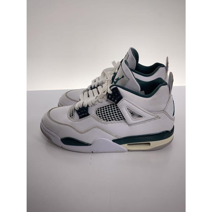 NIKE◇AIR JORDAN 4 RETRO_エア ジョーダン レトロ/25.5cm/WHT/レザー 