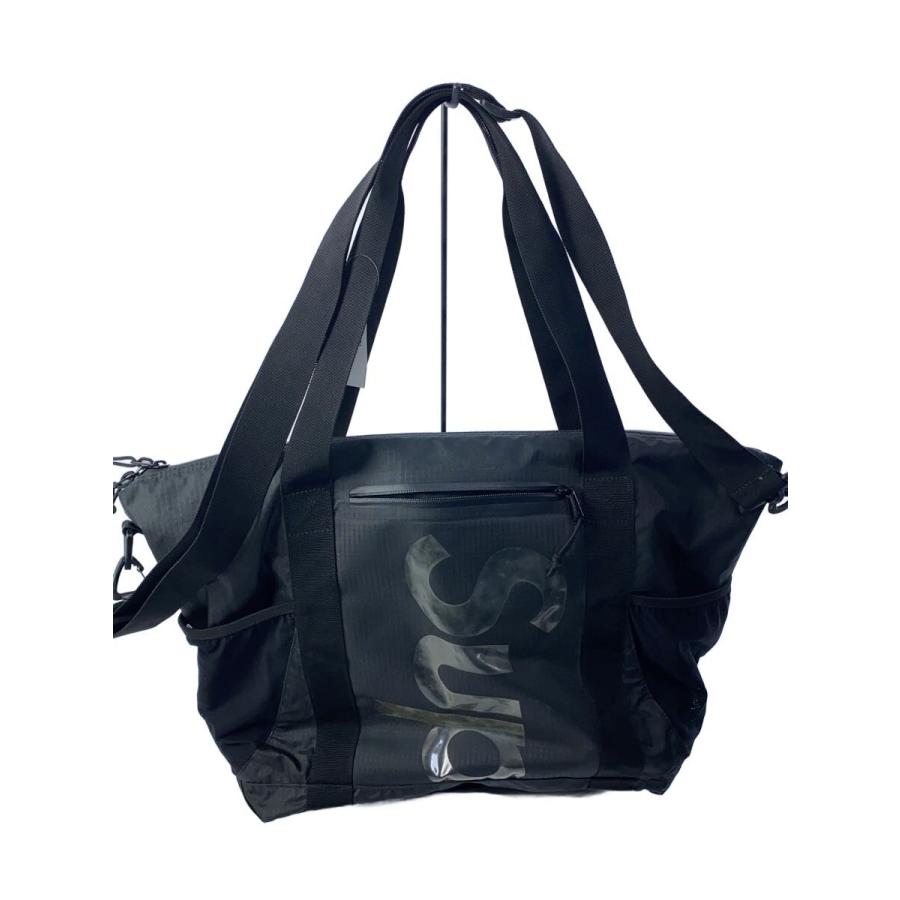 Supreme ロゴトートバッグ ブラック/ベージュ Supreme Raffia Tote (SS20) - $98