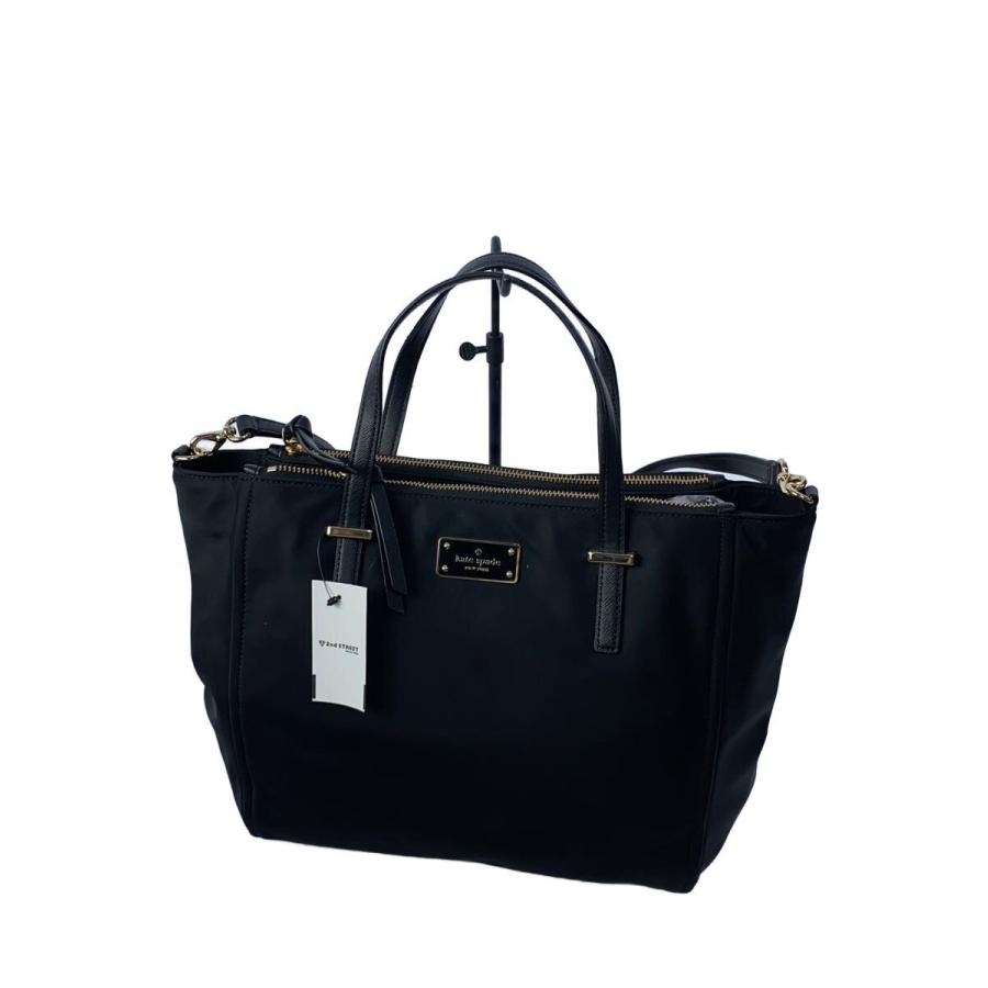 kate spade new york◇バッグ/ナイロン/BLK : セカンドストリートYahoo